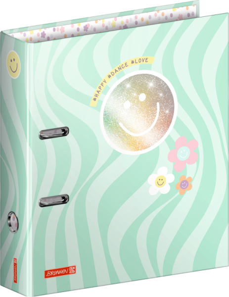 BRUNNEN Ordner Happy Hippie | A4, 70 mm, mint
